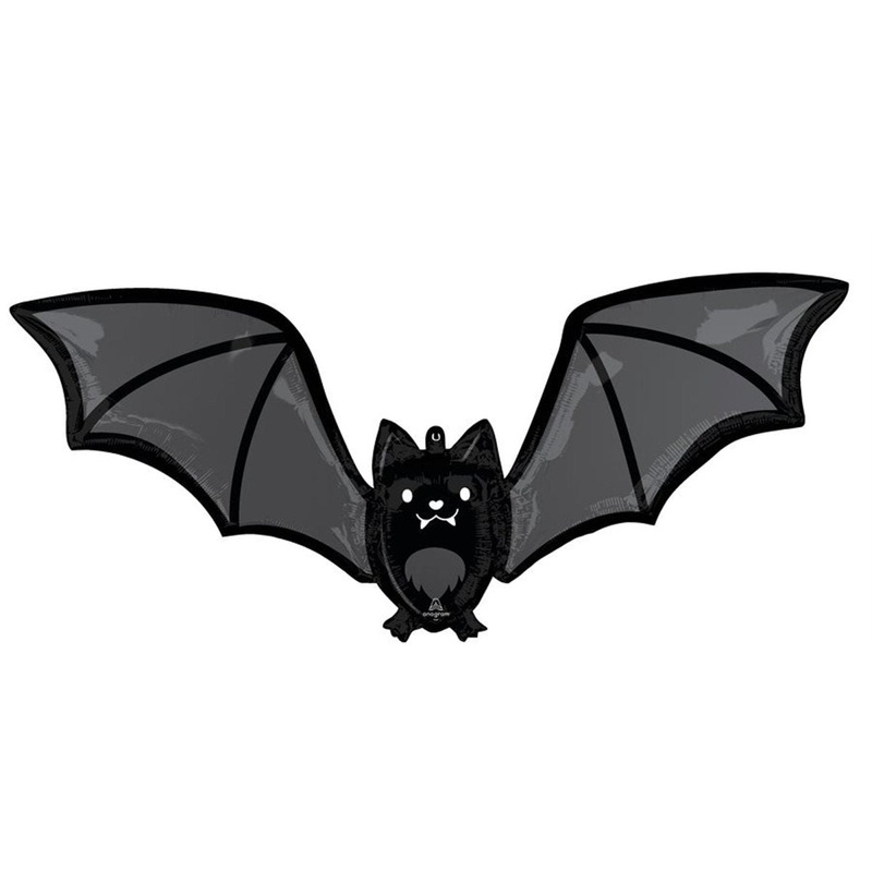 Batty Bat Supershape Foil Balloon, 30 Inches, 1 Count