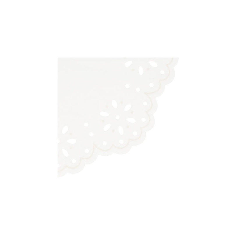 Broderie Anglaise Beverage Napkins, 16 Count