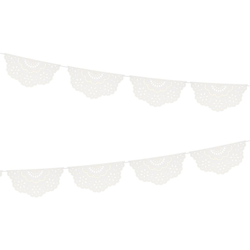 Broderie Anglaise Pennant Banner, 156 Inches, 1 Count