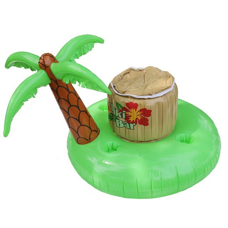 Inflatable Tiki Bar Cooler, 1 Count