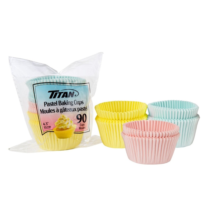Pastel Cupcake Paper Cups, 90 Count
