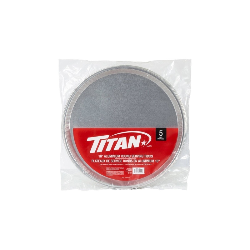 Round  Aluminium Cake Pan, 16 Inches, 5 Count
