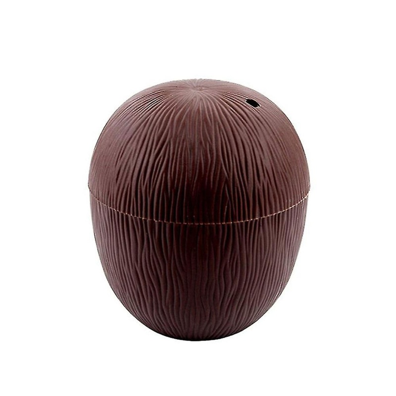 Summer Luau Plastic Coconut Cup, 1 Count