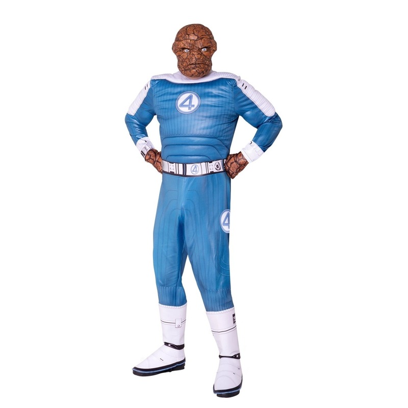 The Thing Costume Qualux for Adults, Marvel, Jumpsuit M