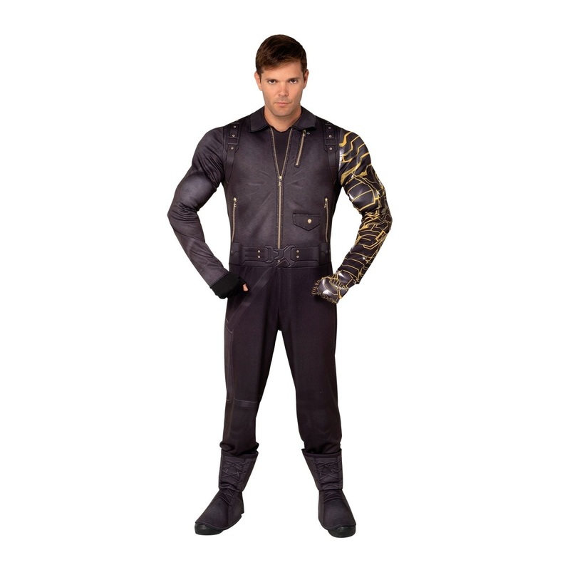Winter Soldier Qualux Costume for Adults, Marvel, Jumpsuit M