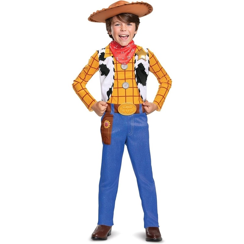 Woody Costume for Kids, Disney, Jumpsuit, Toy Story XS