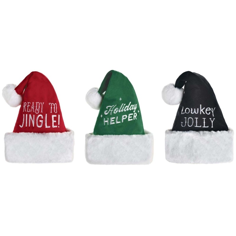Adjustable Santa Hat, Assortment, 1 Count