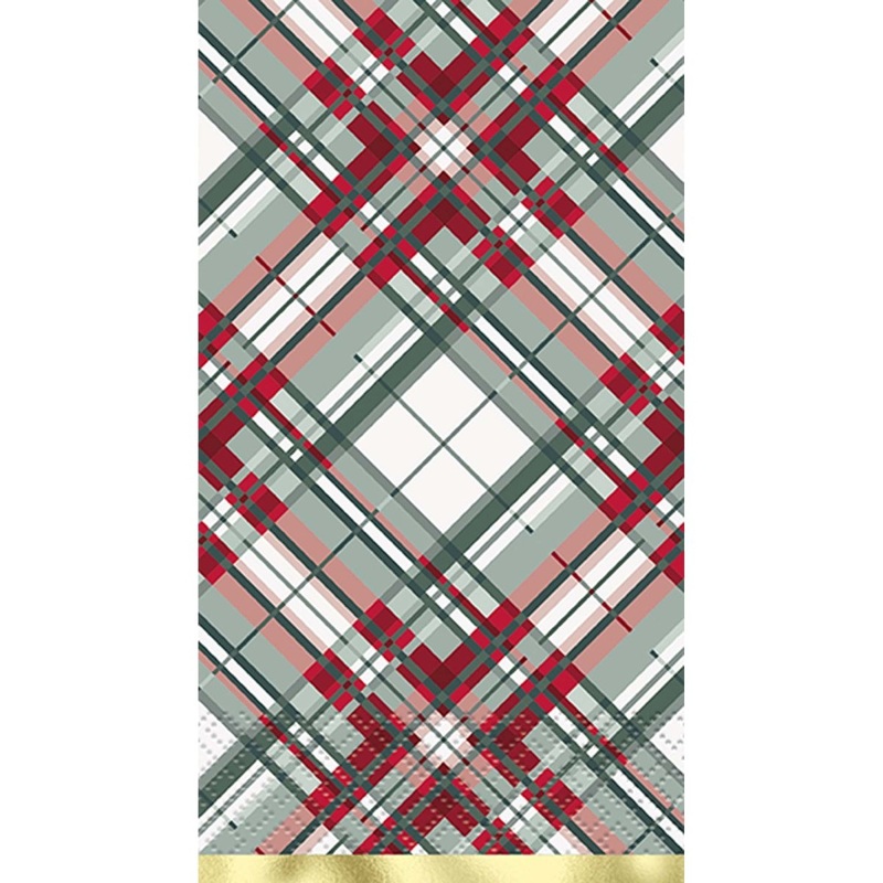 Holly Days Christmas Large Guest Napkins, 16 Count