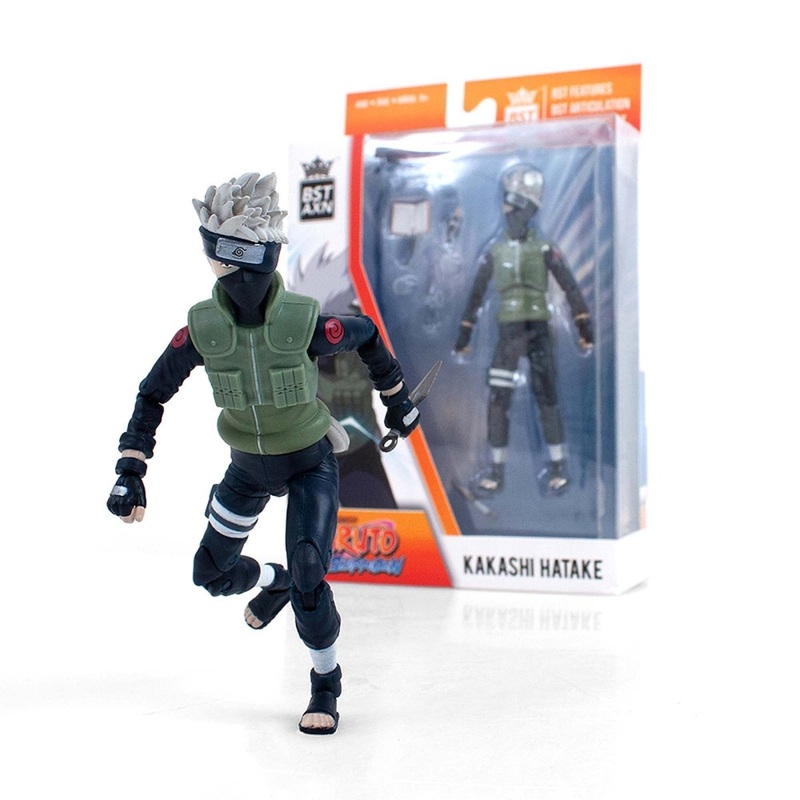 Kakashi Hatake Action Figure, Naruto Shippuden, 5 Inches, 1 Count