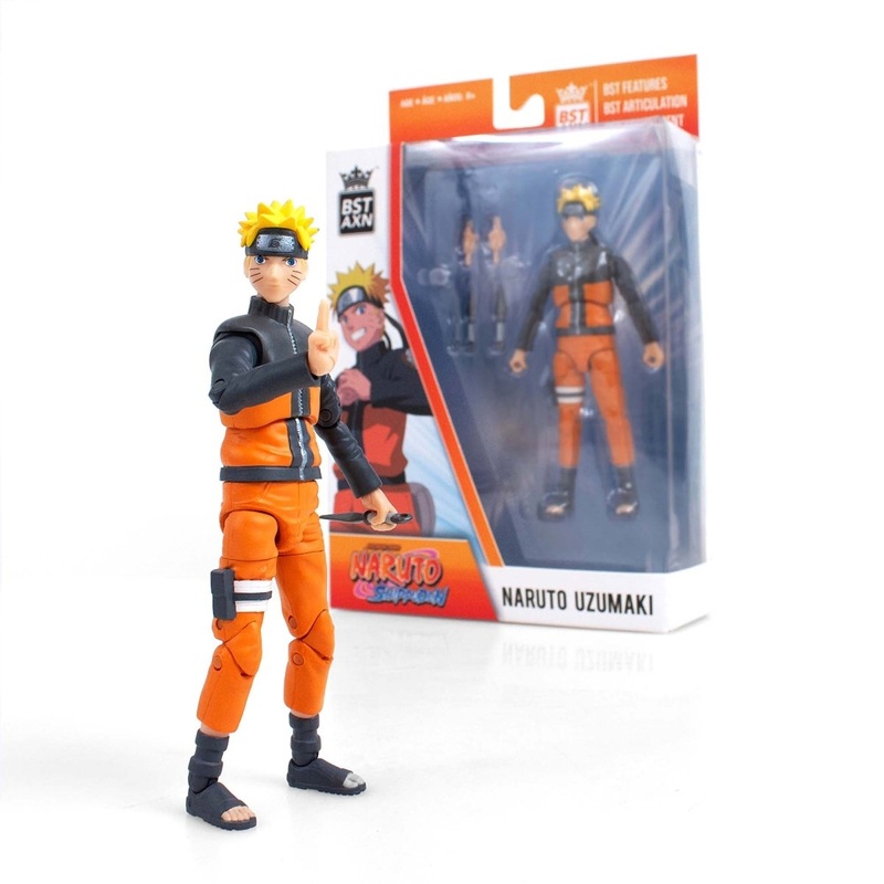 Naruto Uzumaki Action Figure, Naruto Shippuden, 5 Inches, 1 Count
