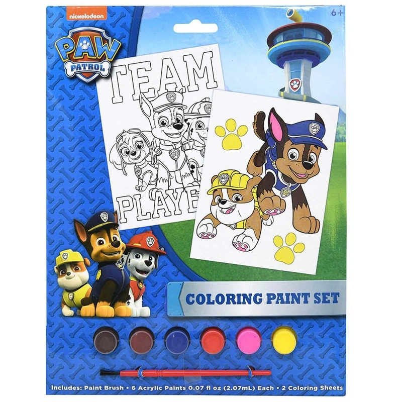 Paw Patrol Coloring Paint Set, 1 Count