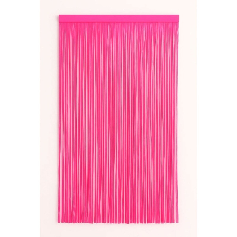 Pink, Neon Collection, Foil Fringe Curtain