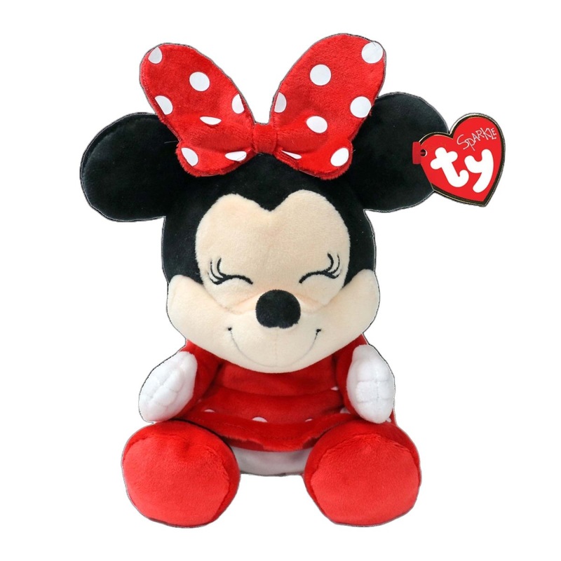 TY Disney Soft Plush, Minnie Mouse, 13 Inches, 1 Count
