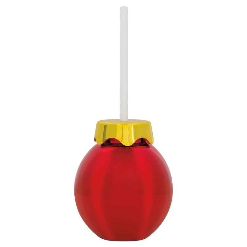 Vibrant Christmas Ornament Shaped Cup, 12 Oz, 1 Count