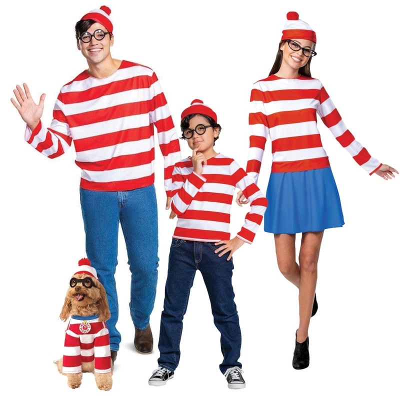 Where's Waldo Family Costumes