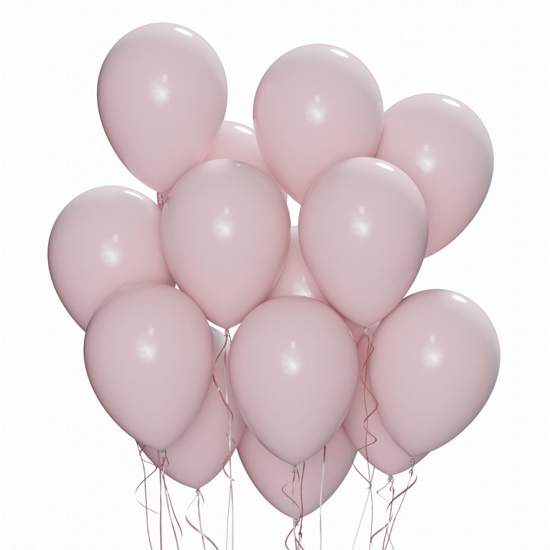 Boho Pink Latex Balloons, 12 Inches, 15 Count