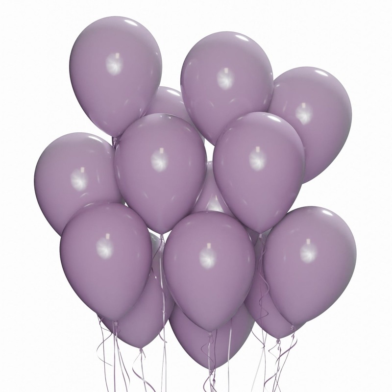 Boho Purple Latex Balloons, 12 Inches, 15 Count