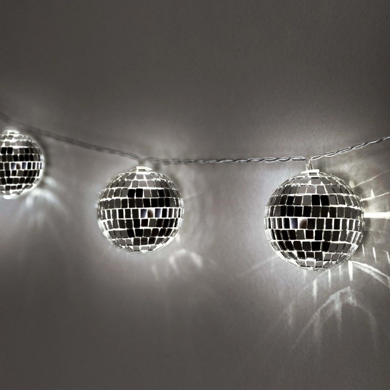 Disco Ball String Lights, 70.8 Inches, 1 Count