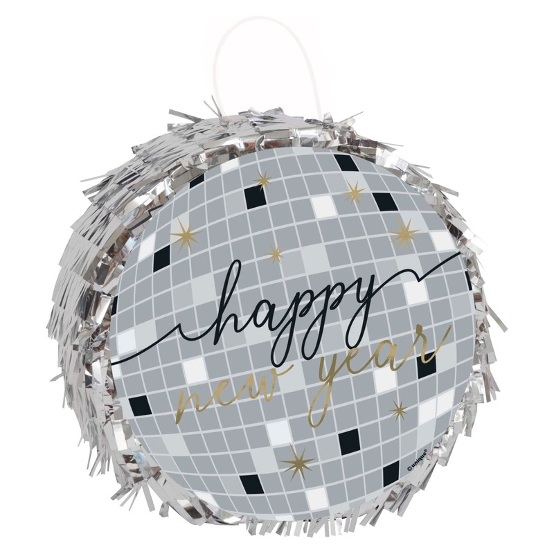 Disco New Year's Disco Ball Mini Favour Piata, 1 Count