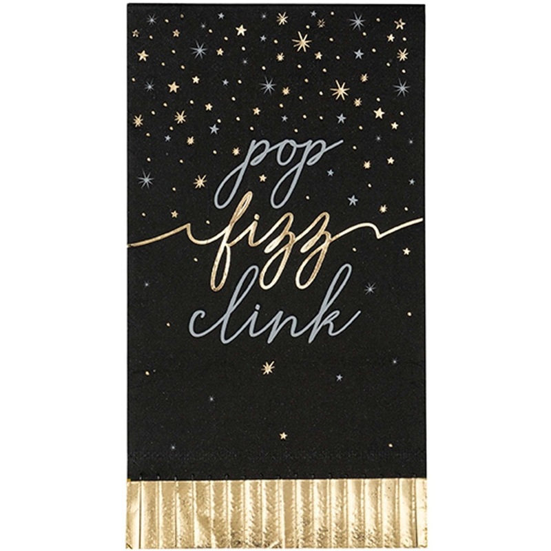 Disco New Year's Guest Napkins, 16 Count