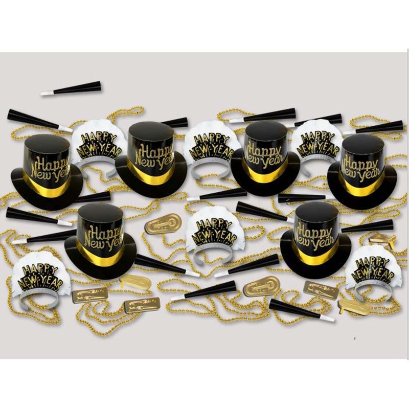 Happy New Year Royal Party Kit for 50 People, 1 Count