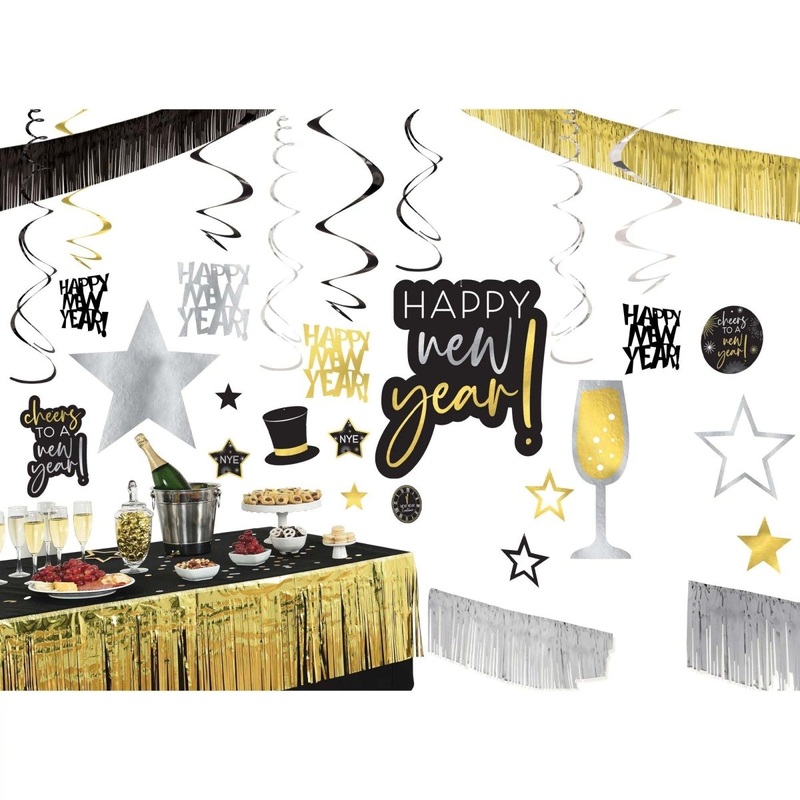 New Year Room Decoration Kit, 28 Count