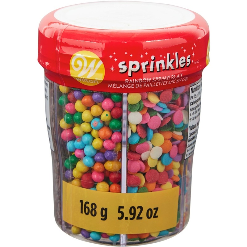 Rainbow Basic Sprinkles 6 Cell, 6,56 Oz, 1 Count