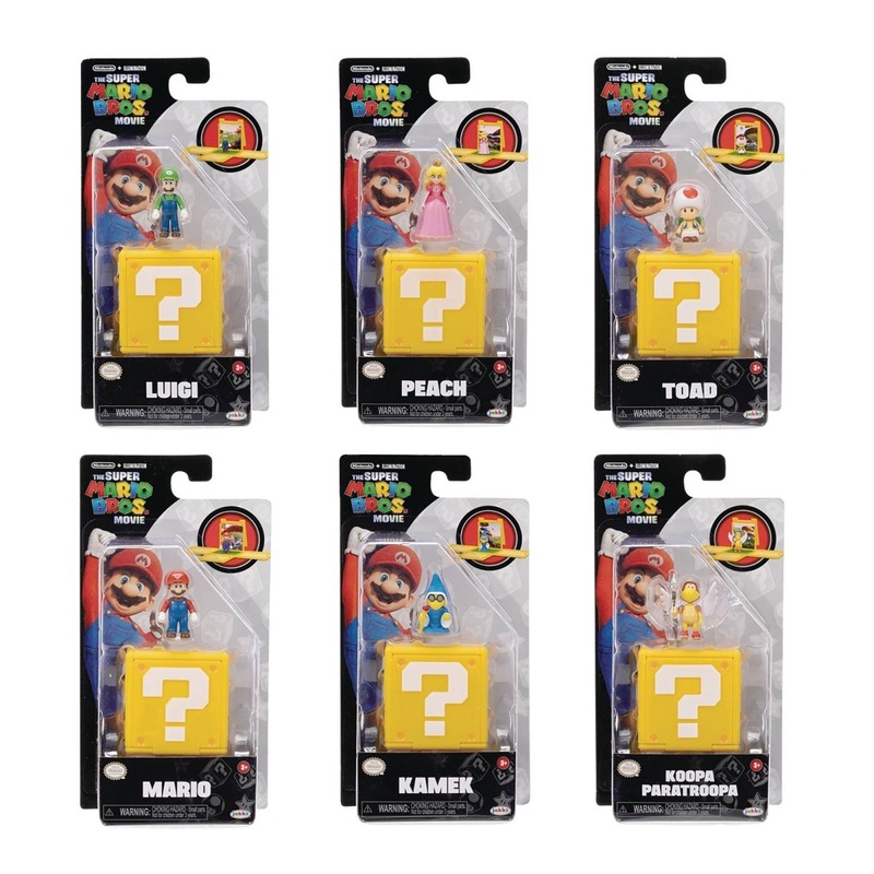 Super Mario Bros. Movie Collectible Mini Figures, Wave 1, Assortment, 1 Count
