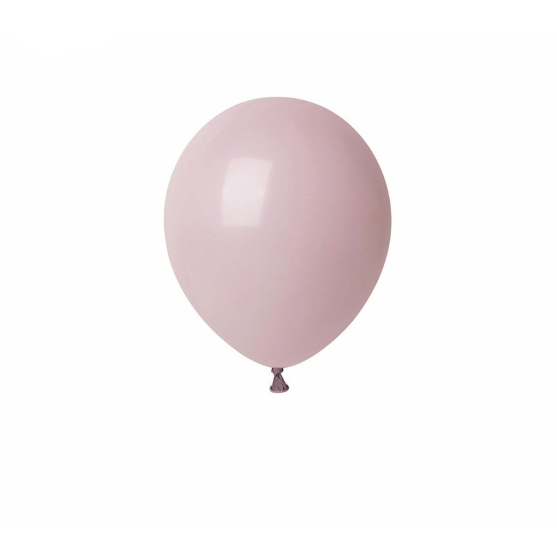Boho Pink Latex Balloons, 5 Inches, 100 Count
