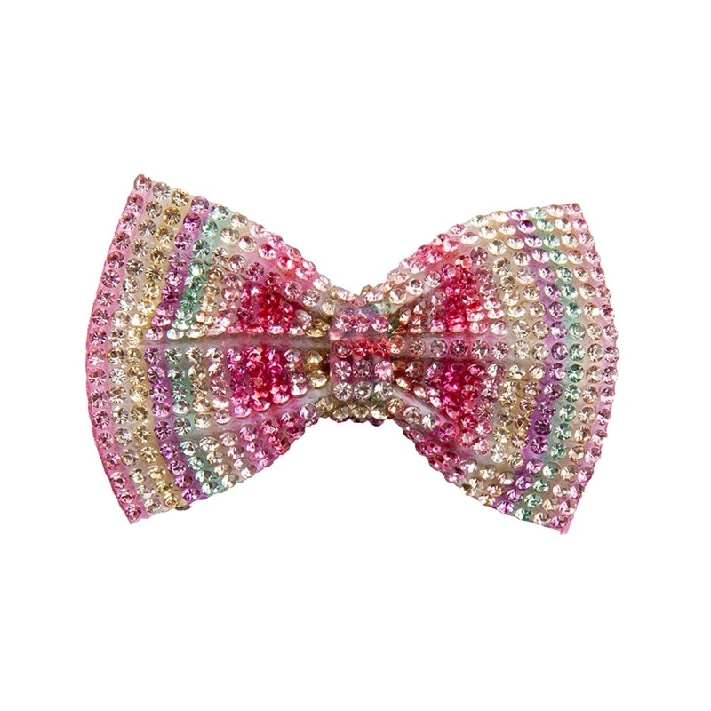 Boutique Gem Bow Hairclip for kids , 1 Count