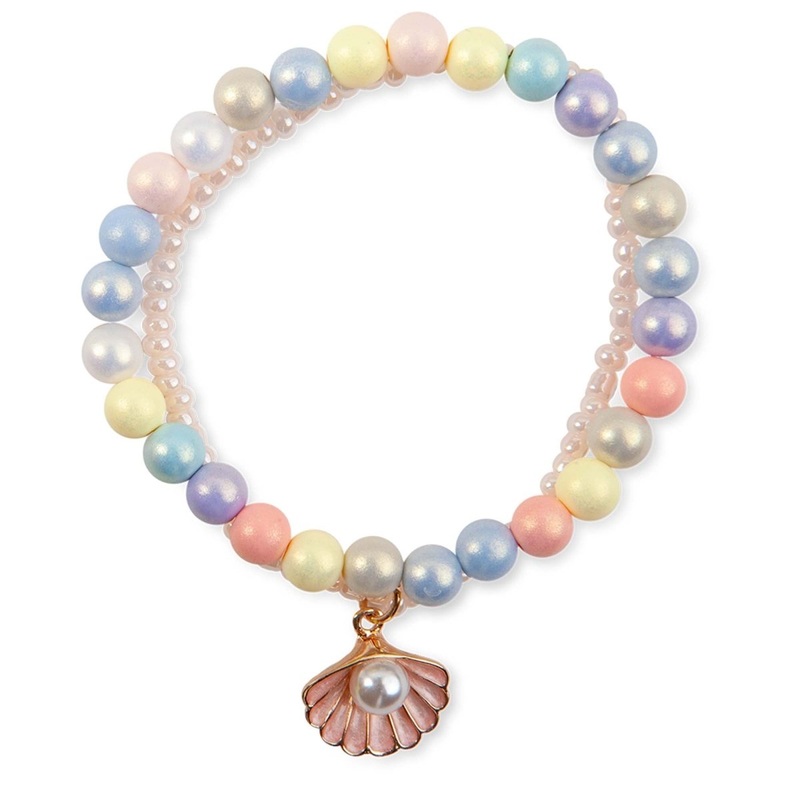 Boutique Pastel Shell Bracelet for Kids, 1 Count