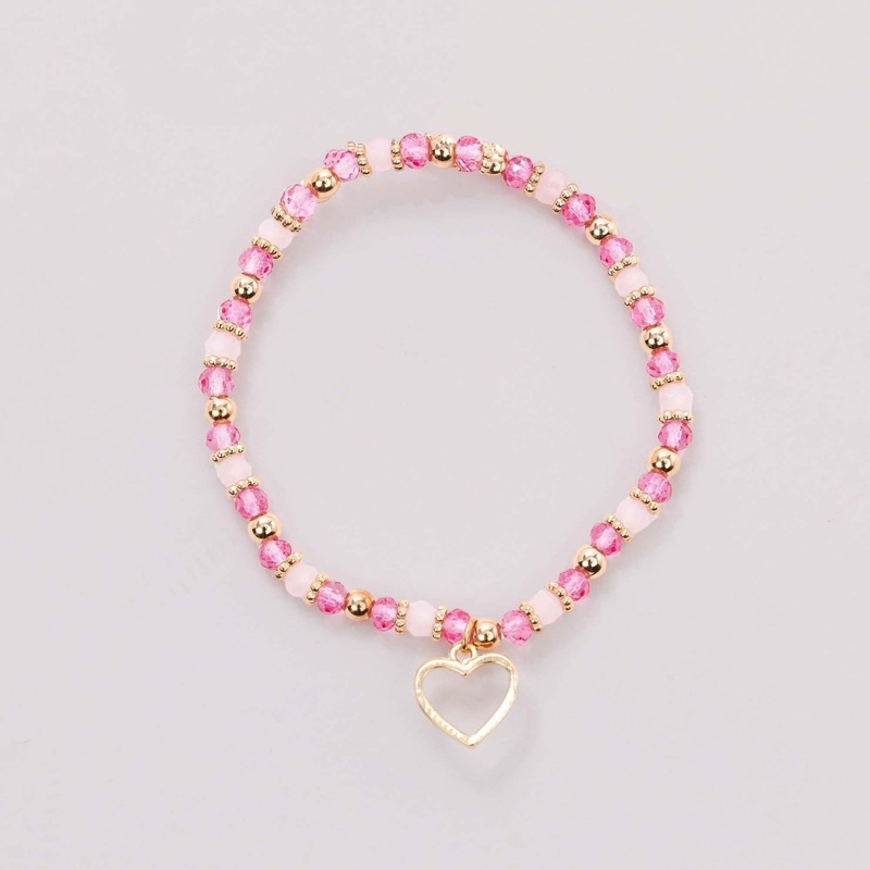 Boutique Precious Heart Bracelet for Kids, 1 Count