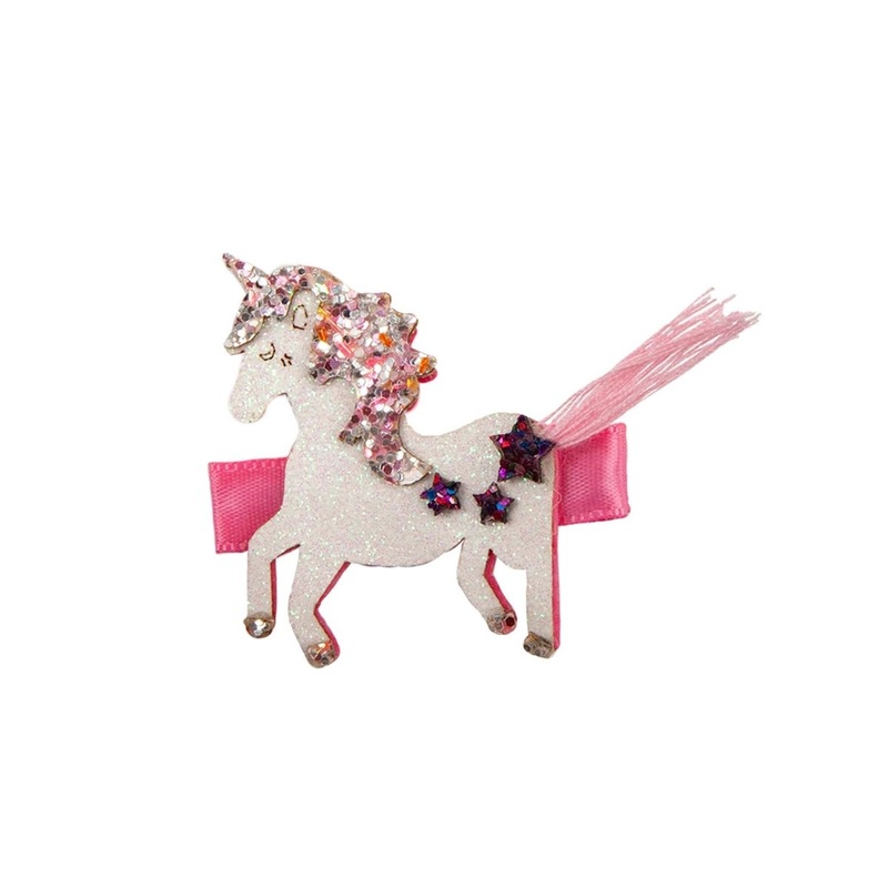 Boutique Tassy Tail Unicorn Hairclip for kids , 1 Count