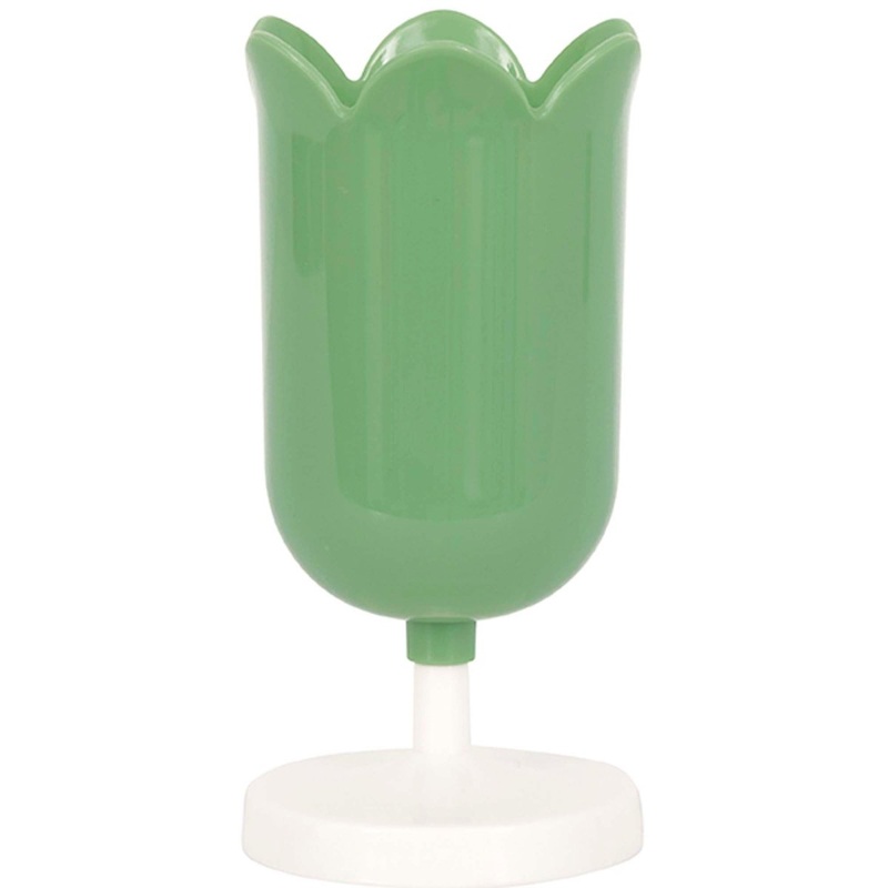 Dainty Easter Plastic Flower Cup, Sage Green, 5 Oz, 1 Count