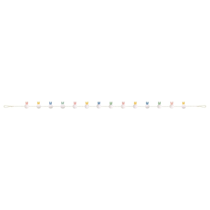 Dainty Easter Pompoms Garland, 1 Count