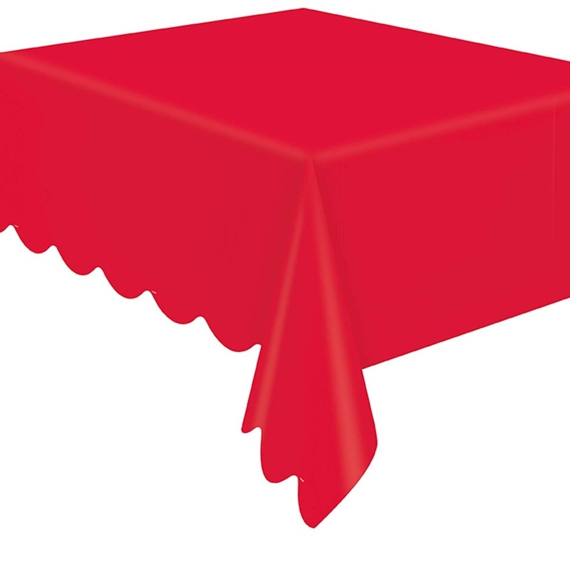 Elegant Valentine Rectangular Paper Table Cover, 54 X 108 Inches, 1 Count