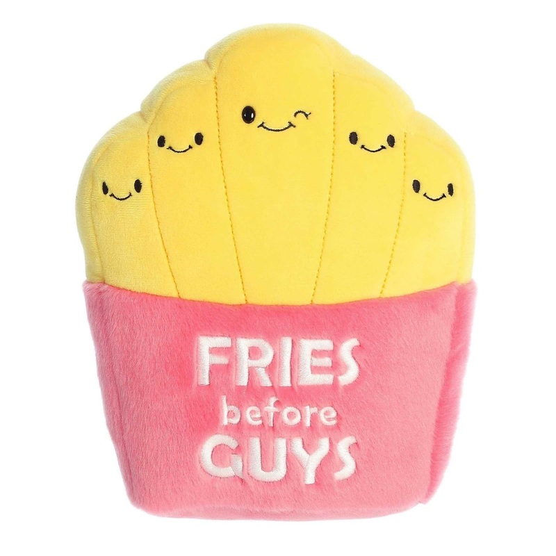 "Fries Before Guys" French Fries Plush, 9 Inches, 1 Count