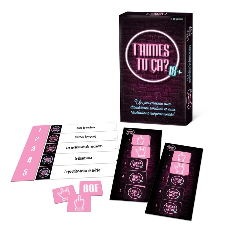 T'aimes-tu a? 18+ Game, French Version, 1 Count