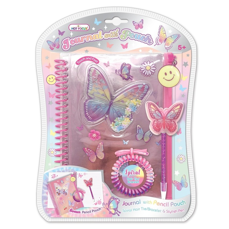 Tie Dye Butterfly Journal with Pouch, 1 Count