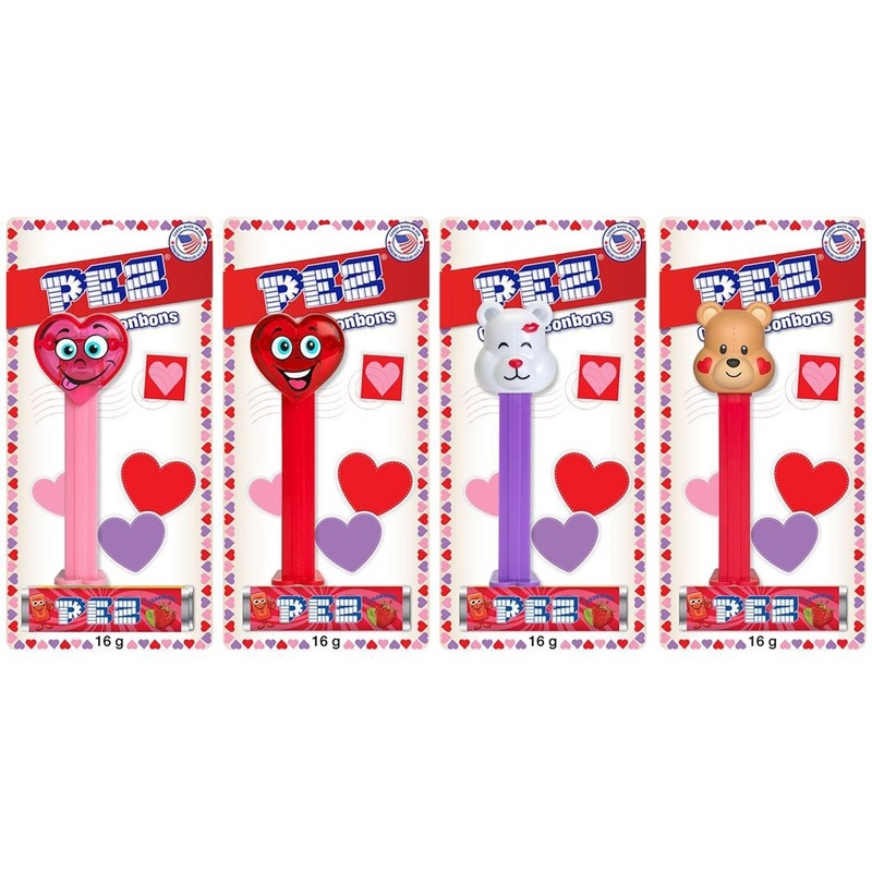 Valentine's Day PEZ Dispenser, Assortment, 1 Count
