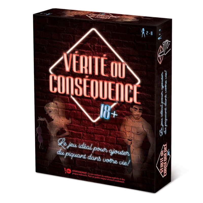 Vrit ou consquence 18+ Game, French Version, 1 Count
