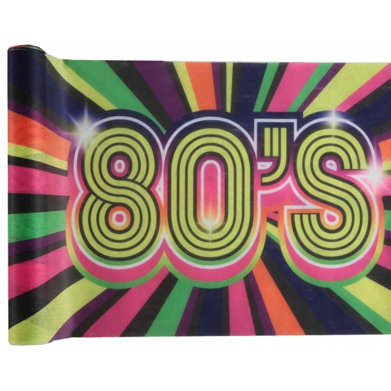 80's Table Runner, Multicolor, 197 Inches, 1 Count