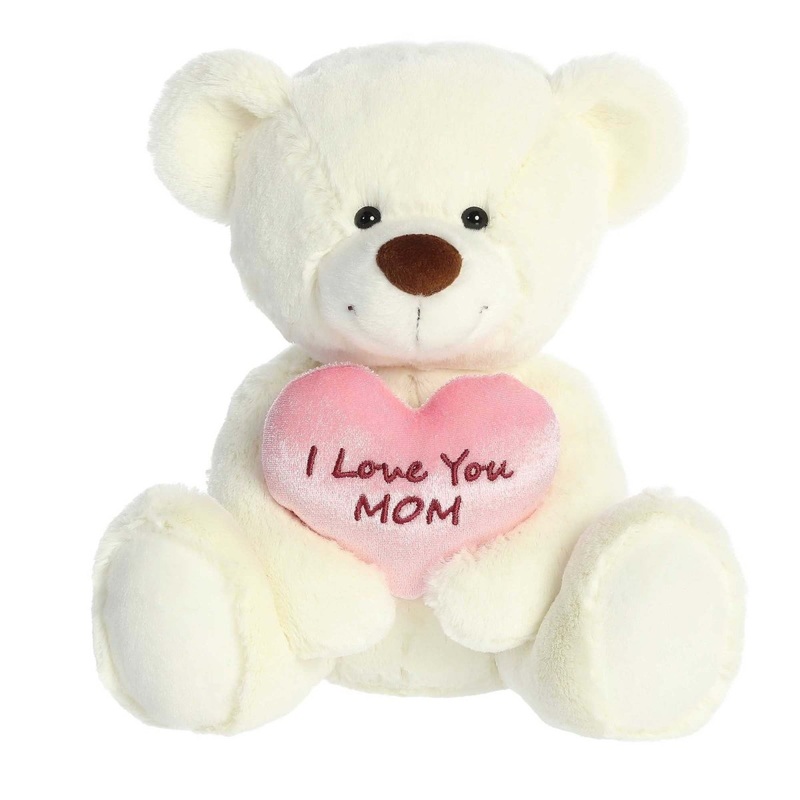 Bear Plush ''I love you mom'', 11 Inches, 1 Count