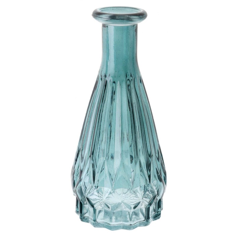 Duck Blue Diamond Vase, 1 Count