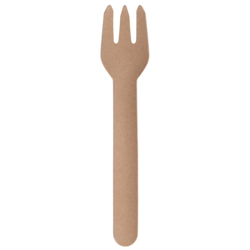 Kraft ECO Paper Forks, 10 Count