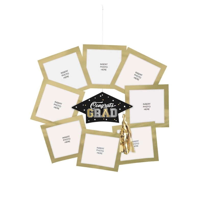Starry Graduation Picture Wreath, 15 X 15 Inches, 1 Count