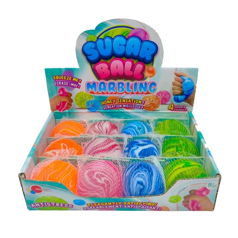 Sugar Squeeze Ball Marbling, Assortment, 1 Count