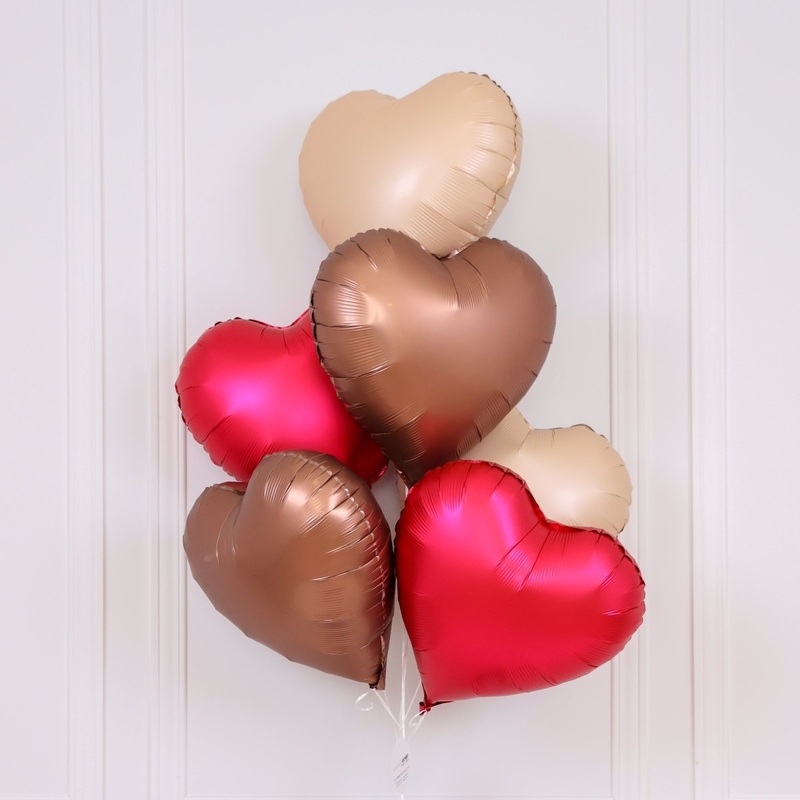 Valentine's Day DIY Heart Shaped Balloon Bouquet, Sold Not Inflated