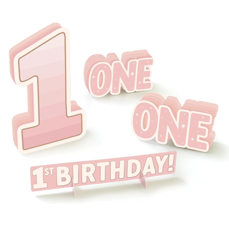 Little Miss Birthday Table Decoration Kit, 1 Count
