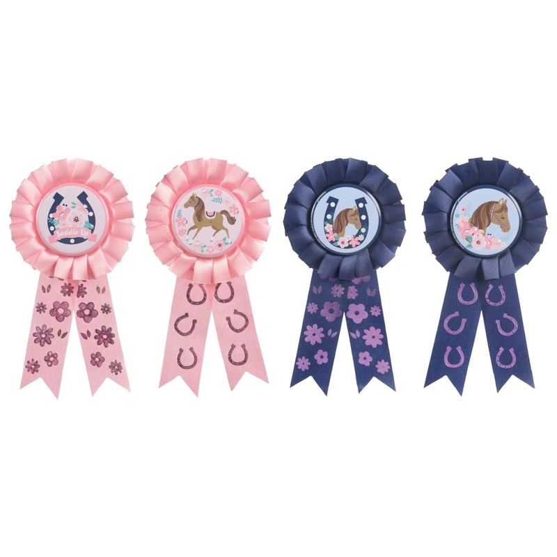 Saddle Up Birthday Award Ribbons, 4 Count